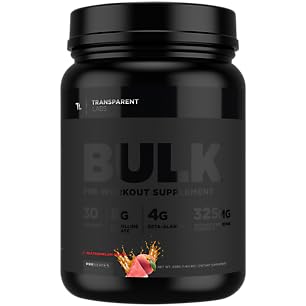 Transparent Labs Bulk Pre-Workout Supplement -...